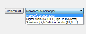 Soundmapper Settings